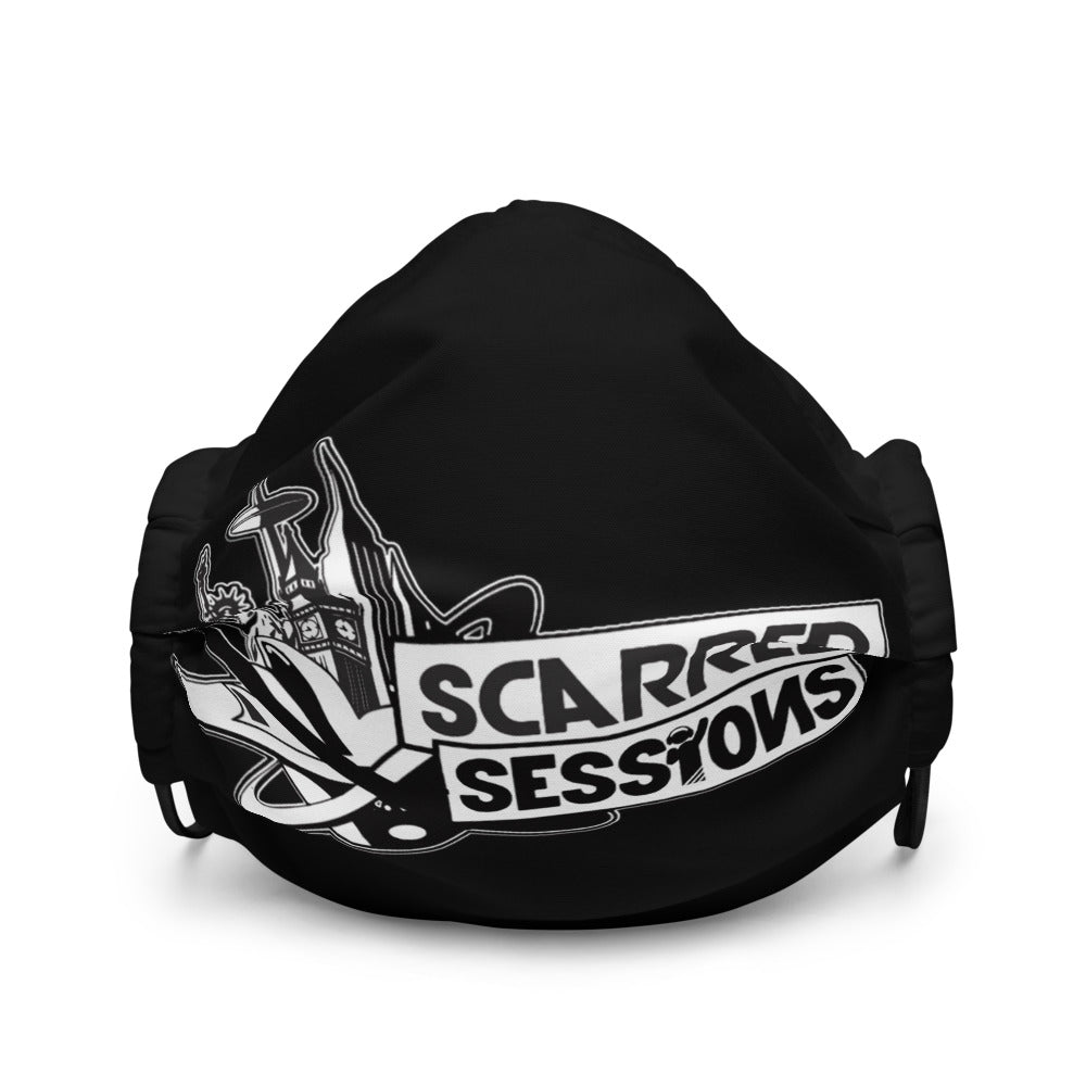 Scarred Sessions face mask