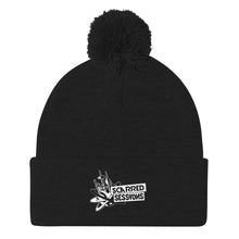 Load image into Gallery viewer, Scarred Sessions Pom-Pom Beanie
