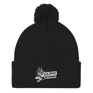 Scarred Sessions Pom-Pom Beanie